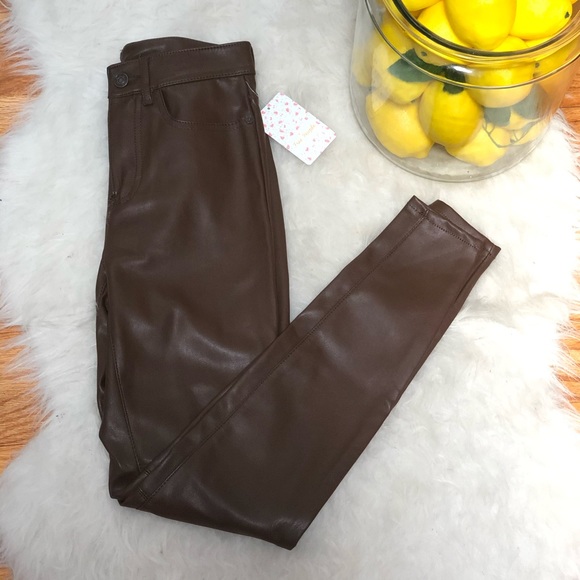 Free People Pants - ❤️FINAL PRICE DROP Free People Vegan Leather Pants